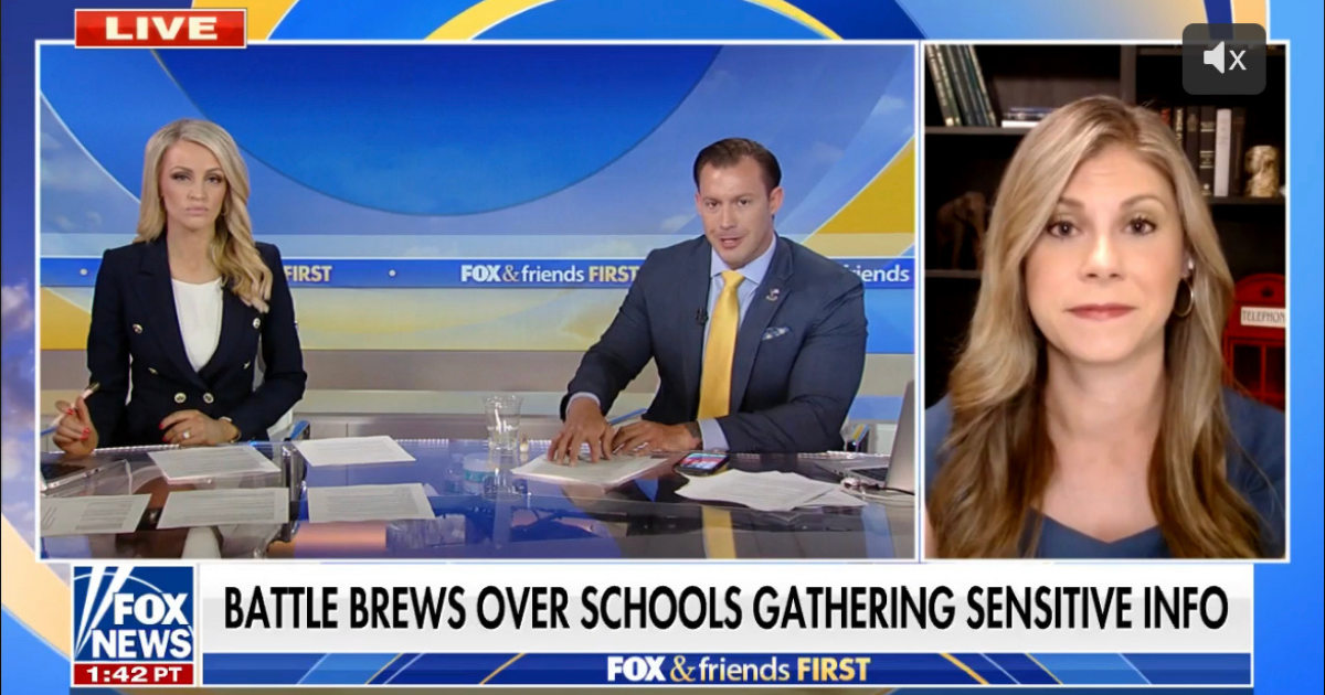 Watch: SLF’s Kimberly Hermann joins Fox & Friends First to discuss student privacy violations