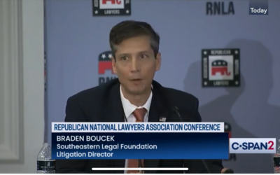 Watch: SLF’s Braden Boucek speaks at Republican National Lawyers Association National Policy Conference