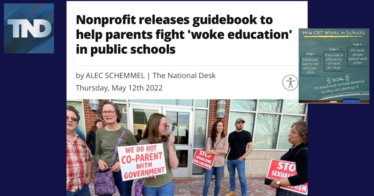 TND: Nonprofit releases guidebook to help parents fight ‘woke education’ in public schools