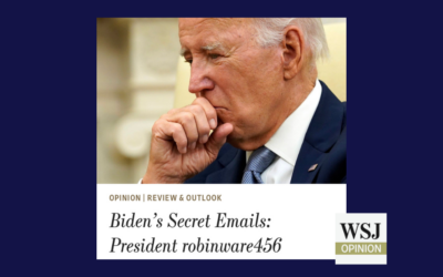Biden’s Secret Emails: President robinware456 – The White House won’t release emails from his pseudonym accounts. Why?